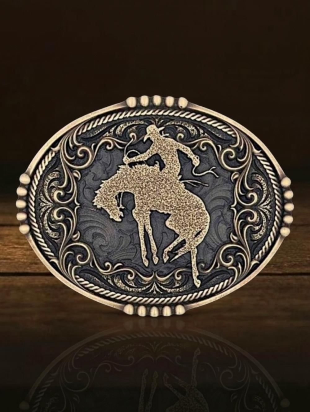 Montana Silversmiths Bucking Bronc Bronze Belt Buckle Retail $45 -‎ NEW!